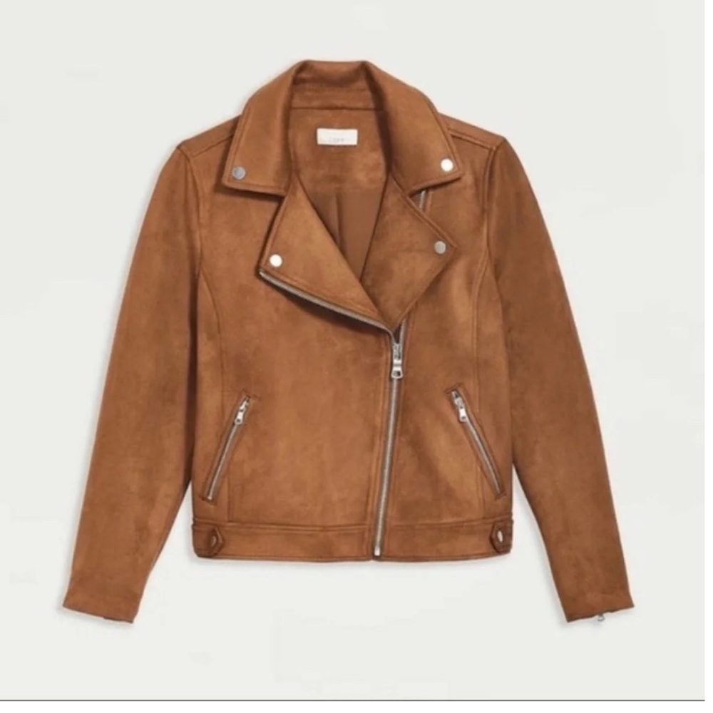 Loft faux suede jacket - NWOT!